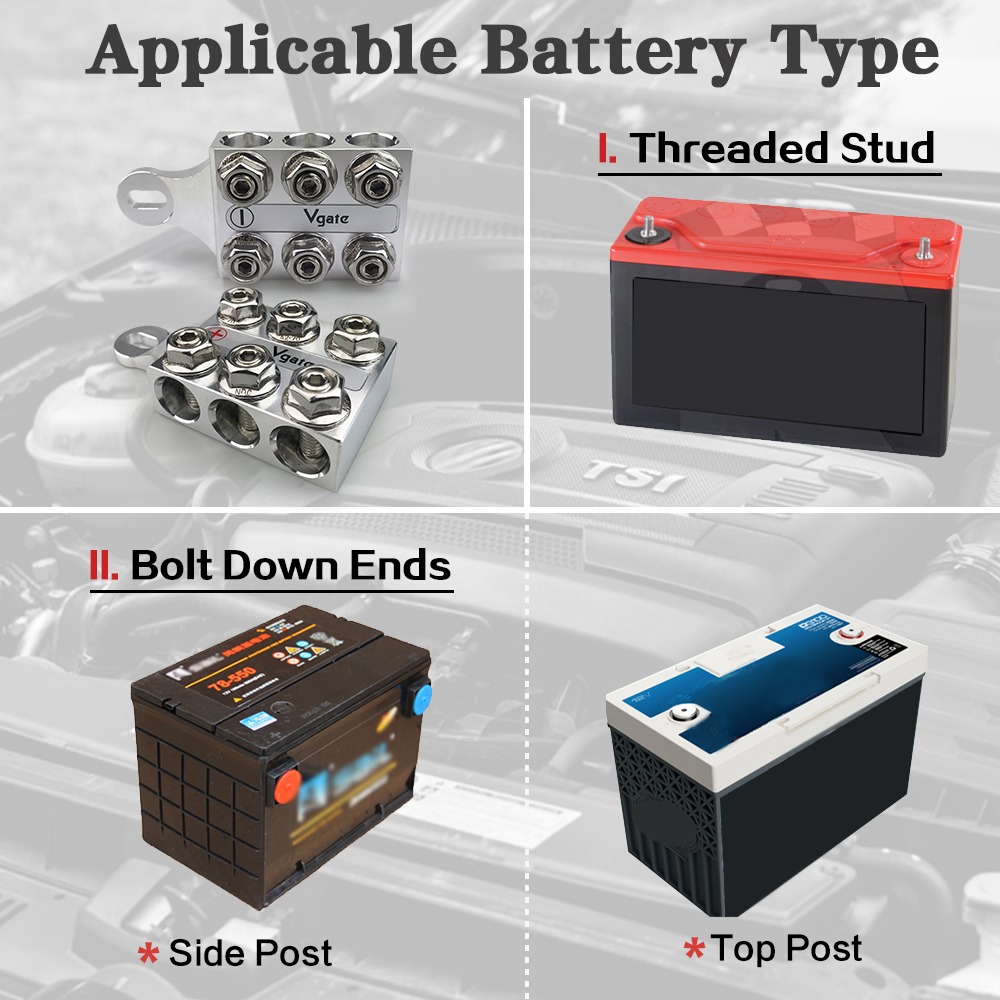 Battery Terminals--O12 ( M6 & 1/4"-20 )