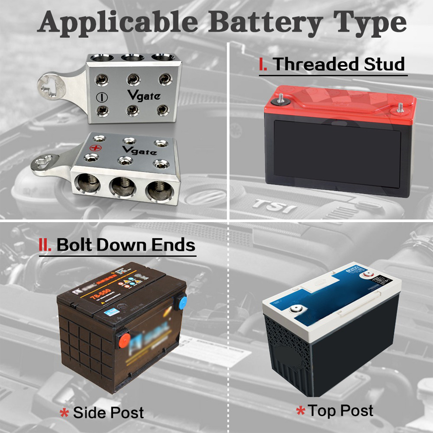 Battery Terminals --O6（M4 or M5）