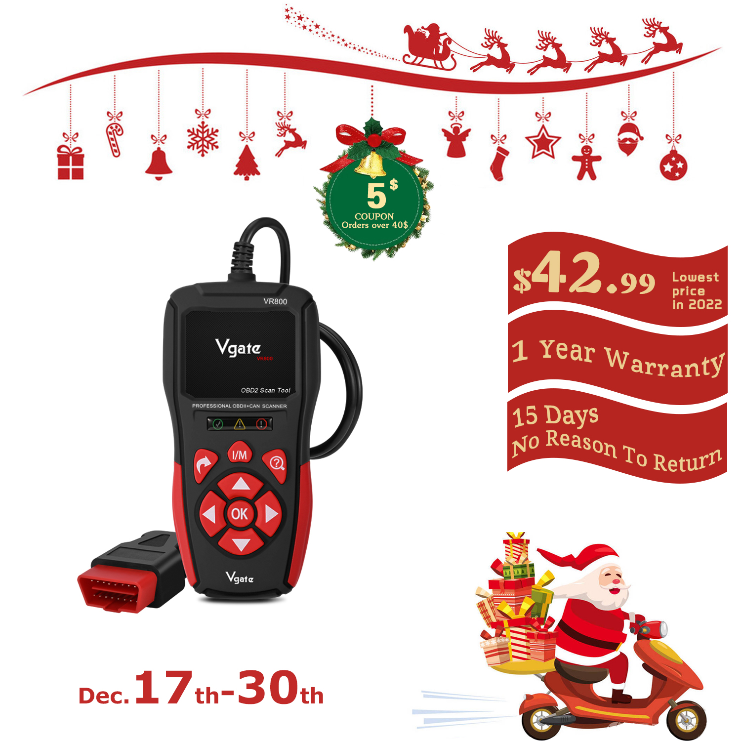 Old shell Vgate vLinker MC WIFI (Only sales In North America )