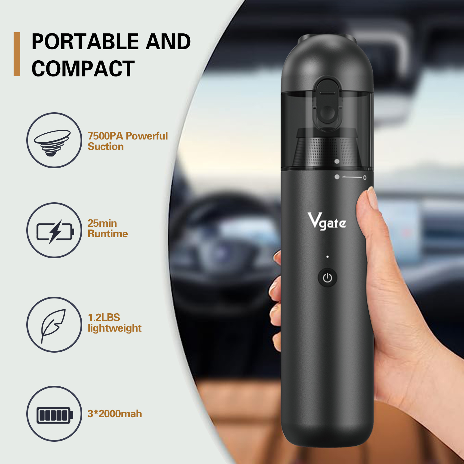 Vgate Wireless Vacuum (VP005)