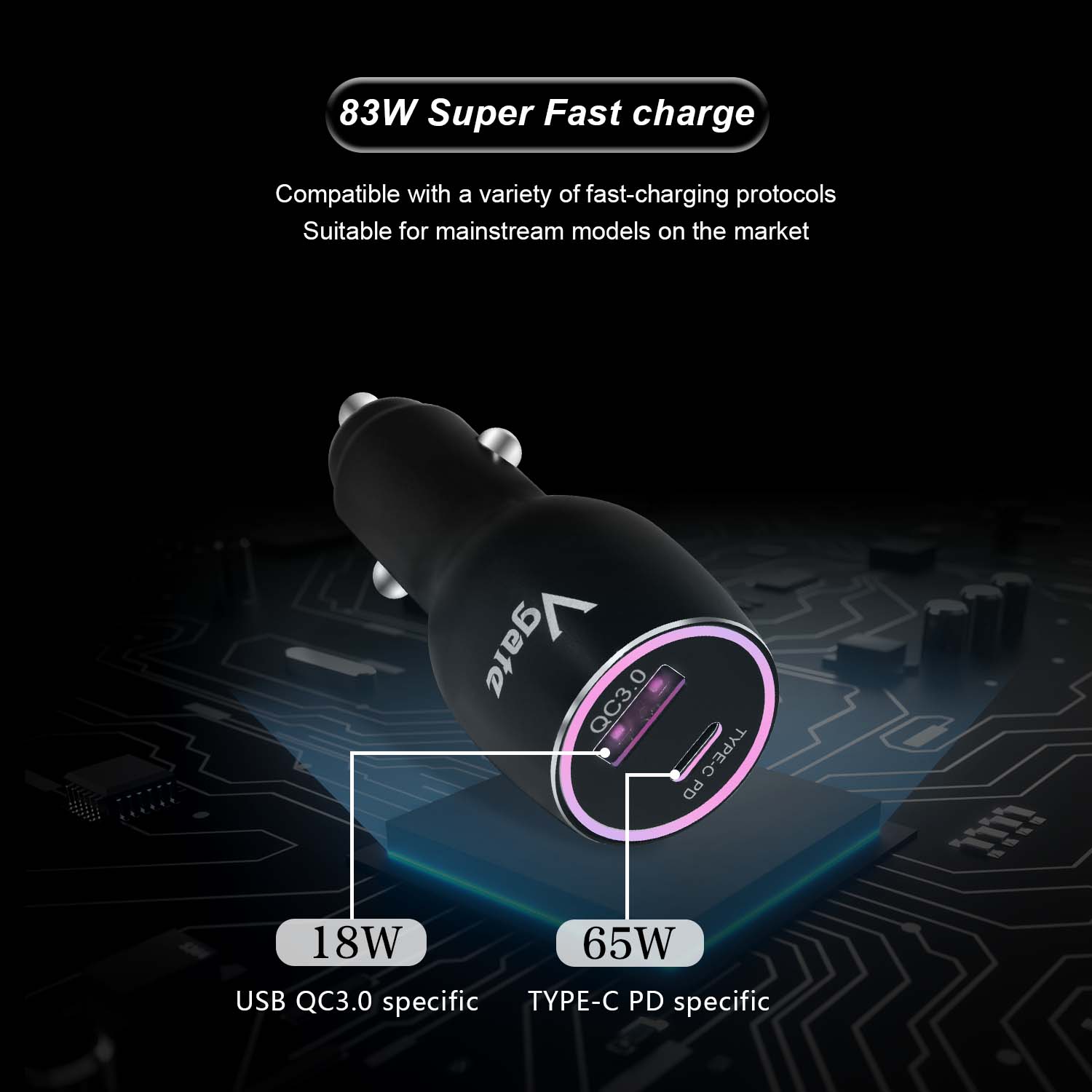 Smart Fast Charger 83W(VC 01)