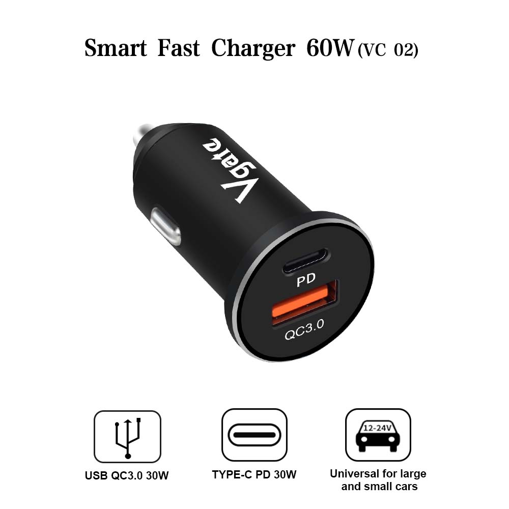 Smart Fast Charger 60W(VC 02)