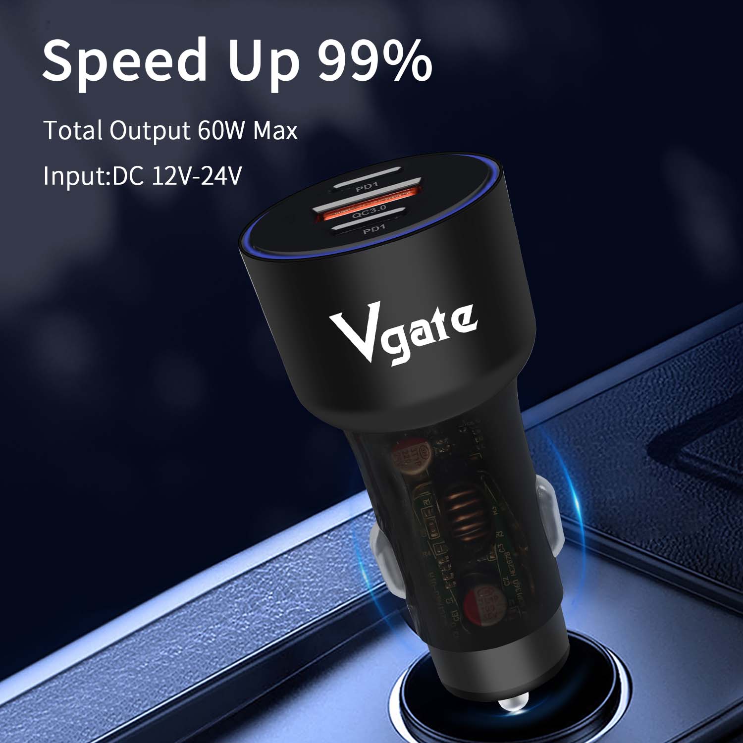 Smart Fast Charger 60W(VC 04)