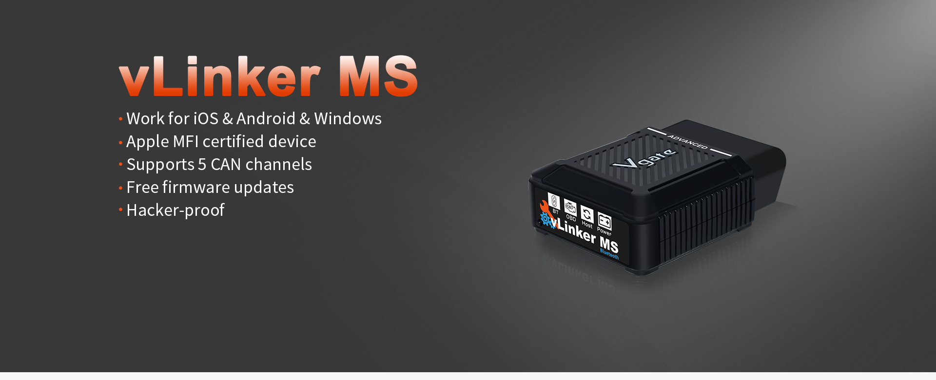 Vgate vLinker MS Bluetooth (Coming soon for sale)